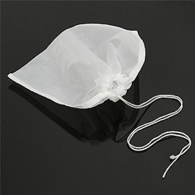 Combo 100 Túi lọc trà/ túi vải không dệt có dây rút size  5 x 7 cm - Hàng chính hãng