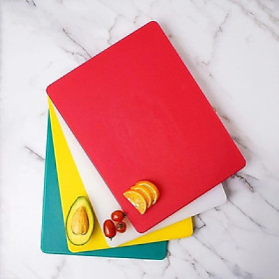 Thớt Nhựa Chữ Nhật Kháng Khuẩn Thớt nhựa PE cao cấp cho nhà bếp nhà hàng 3 size Dày Đẹp 