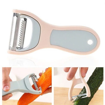 Dụng Cụ Bào Vỏ Thông Minh PaKaSa, Nạo Sợi Rau Củ Quả 2in1- Dao Bào 2 Trong 1 Bằng Thép Không Gỉ - Hàng chính hãng