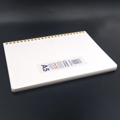 Sổ Lò Xo Milk A5 Ô Vuông 4 mm 80 Trang - Oxford DJ39A52