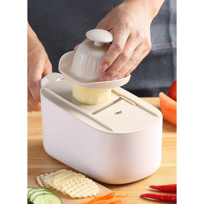 Dụng cụ rổ bào có chậu, nạo củ quả tiện lợi 3in1 Eco2025 Cao Cấp ( Hàng Xịn )