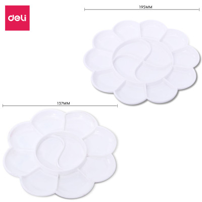 Khay pha màu 10/14 ngăn Deli - 1 chiếc - 9402 / 9403