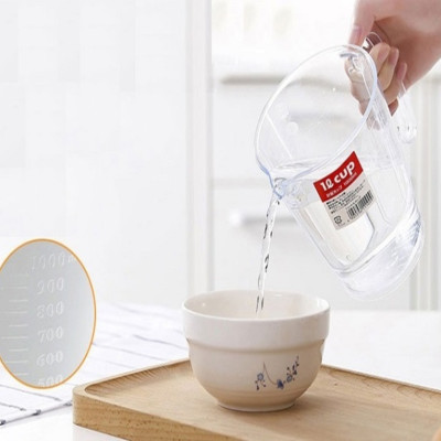 Ca đong đa năng có vạch chia dung tích 1000ml - Nội địa Nhật Bản