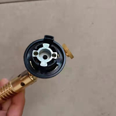 Đèn khò gas, đầu khò gas mini 1300 độ mạ đồng cao cấp độ bền cao - khò lửa mini (Khò 818)