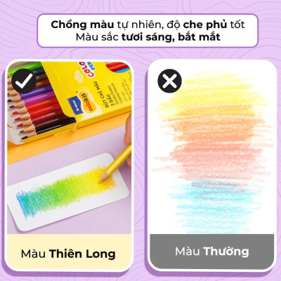 Hộp 12 Bút Chì Màu Hai Đầu - Double Ended Colored Pencils - Colokit CPC-C035