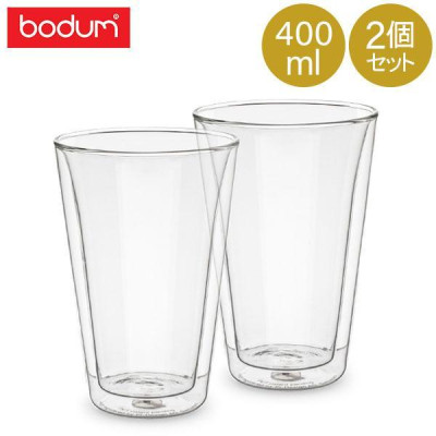 Bộ 2 cốc thủy tinh 2 lớp Bodum Canteen dung tích 400ml 10110-10