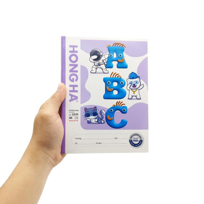Tập Học Sinh Class ABC 5 Ô Ly Vuông 96 Trang 100gsm - Hồng Hà 0315 (Mẫu Sản Phẩm Giao Ngẫu Nhiên)