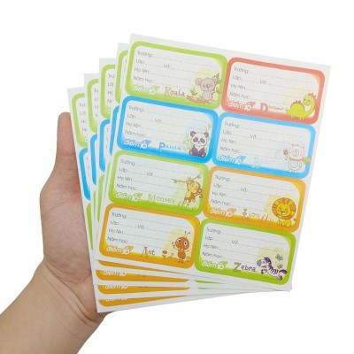 Xấp 40 Nhãn Vở Thiên Long TP-NBl03