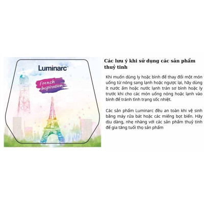Hũ Thủy Tinh Luminarc Rondo Pink 500ML - J5875