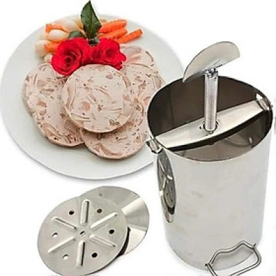Khuôn Làm Giò Inox 1kg Cao Cấp – Dụng Cụ Làm Chả Lụa Tại Nhà Không Thể Thiếu