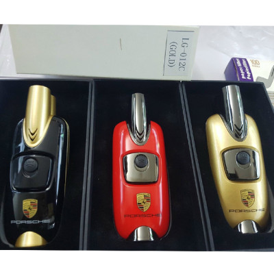 Vỏ Hột Quẹt Bật Lửa khò 2 tia LG012 thiết kế sang trọng độc lạ - dùng gas cao cấp ( giao màu ngẫu nhiên )