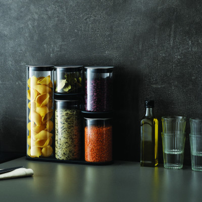 Joseph Joseph - Bộ hũ thủy tinh cao cấp 100 Colection Podium 950359