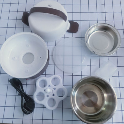 Hộp Cơm Điện Cặp Lồng Điện Hâm Cơm Tự Động 3 Tầng PS-103 - Màu Ngẫu Nhiên - Hàng Chính Hãng