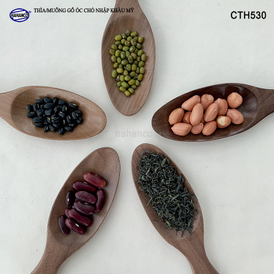 Thìa/Muỗng xúc trà gỗ Óc Chó - Trong văn hóa trà đạo Nhật Bản (Đủ kiểu dáng) Dùng xúc cafe, xúc gia vị, ăn uống sạch, decor trang trí