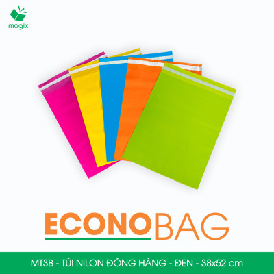 MT3 - 38x52 cm - Túi nilon TIẾT KIỆM gói hàng - 500 túi niêm phong đóng hàng
