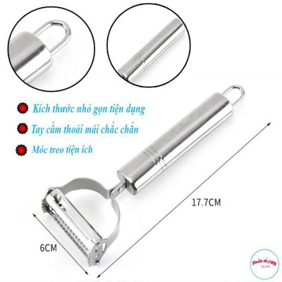 Nạo Rau Củ Quả 2IN1 Bằng Lưỡi Dao Inox
