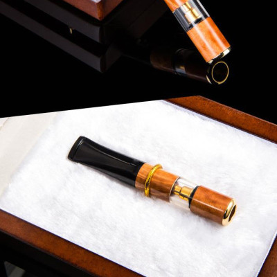 Tẩu Lọc Thuốc ZB 306 Cao Cấp Thân Gỗ (Giao Màu Ngẫu Nhiên)