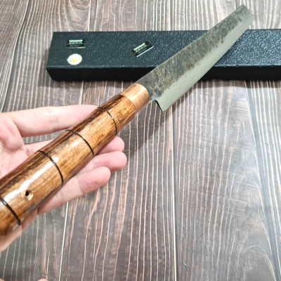 DAO BẾP PHÚC SEN -       DAO BẾP SASHIMI MẶT HOA VĂN MÃ F1 N4