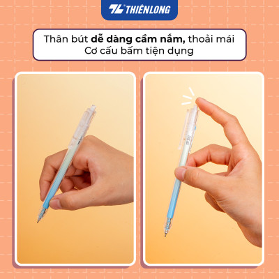 Combo 5/10/20 Bút gel Minimalist Thiên Long Gel-072