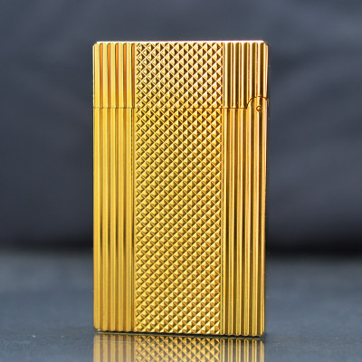Vỏ Hột Quẹt Bật Lửa Upon Gas Đá D148V Họa Tiết Kẻ Dọc Đẹp Độc Lạ - Dùng Gas Đá Cao Cấp
