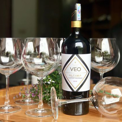 Bộ 6 ly thủy tinh pha lê cường lực uống vang 650ml Tiệp Khắc