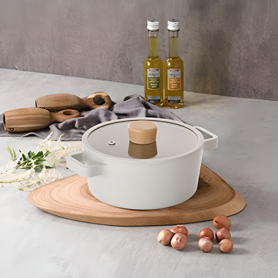 [Hàng chính hãng] Nồi cỡ nhỏ Neoflam Fika 18cm, dung tích 1.5L, trọng lượng 1kg. Made in Korea, Hàng có sẵn giao ngay