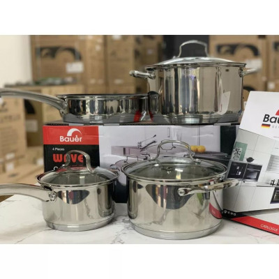 Bộ nồi chảo chất lượng tiên tiến BAUER WAVE - Gokitchen - Hàng chính hãng
