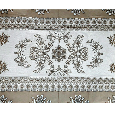 KHĂN TRẢI BÀN PAULEE - 856B (76 cm x 120 cm) HOA VĂN NÂU, PHỦ SALON, KHÔNG THẤM NƯỚC.