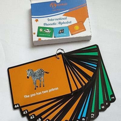 Bộ thẻ đọc Flashcard IPA 44 âm (14x10cm)