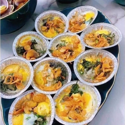 Combo 250 chén đế cốc chén giấy bạc lót khuôn nướng bánh , hàu Tart trứng , bát đựng gia vị , nước chấm tiện lợi , khả năng chịu nhiệt cao