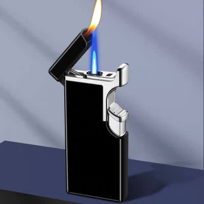 Vỏ hộp quẹt bật lửa có 2 phong cách lửa HB-231, ô chứa ga lộ thiên