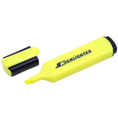 Bút Dạ Quang Highlighter - Thiên Long HL-012 - Màu Vàng