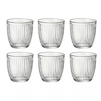 Bộ 6 Ly Thủy Tinh Line Bormioli Rocco 580500M04121990 (290ml / Ly) - Trắng