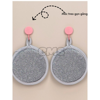 Set 3 miếng bọt biển rửa chén bát 3 lớp cọ xoong nồi giẻ rửa bát đĩa đa năng siêu tạo bọt