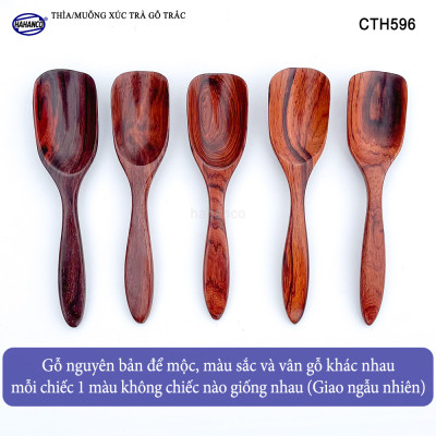 Muỗng Thìa Xúc Trà Gỗ Trắc Cao Cấp Dụng Cụ Trang Trí - CTH596