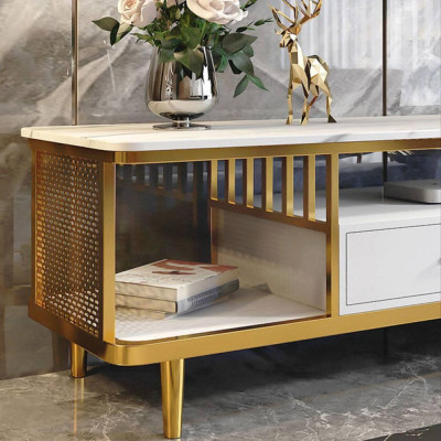 [Trả góp 0%] Bàn trà Felice trắng IBIE nhiều tùy chọn