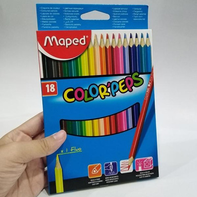 Chì Màu 18 Màu - Maped 832063