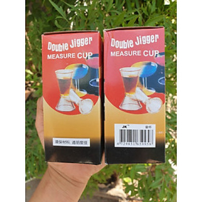 Ly đong định lượng jigger nhựa 2 đầu có chia vạch loại 20ml / 40ml hay 20cc / 40cc , cốc đo lường pha chế nhà bếp
