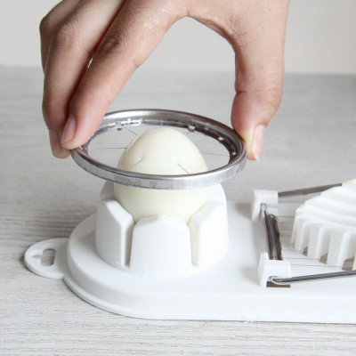 Combo dụng cụ cắt & tạo hình trứng Echo Metal + nạo sợ củ quả lưỡi inox cao cấp - nội địa Nhật Bản