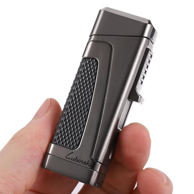 Vỏ Hột Quẹt Bật Lửa Khò Gas 3 Tia Cực Mạnh Kiêm Đục Lỗ Ga Tiện Dụng Lubinski YJA-10019 - Dùng Gas Cao Cấp