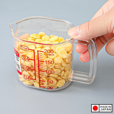 Cốc đo lường đa năng Nakaya 200ml - Hàng nội địa Nhật Bản nhập khẩu chính hãng