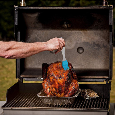 Chổi Silicon Quét Dầu Ăn, Bơ Ướp Gia Vị Cán Rời Nhỏ Gọn Có Móc Treo - Cọ Phết Mỡ Chịu Nhiệt Độ Cao, Ướp Đồ Nướng, Mặt Bánh Tiện Dụng