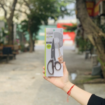 Kéo văn phòng không gỉ Echo Metal - Made in Japan (Giao màu ngẫu nhiên)