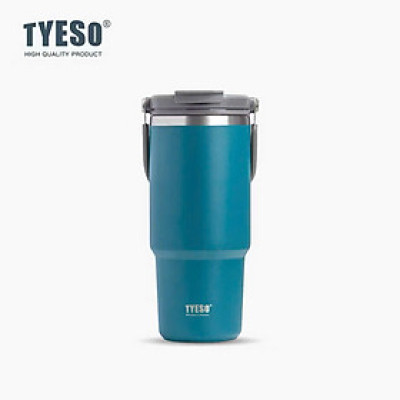 Cốc giữ nhiệt TYESO TS-8829 1050ml tay cầm công thái học Chống tràn & Giữ nhiệt 12 tiếng
