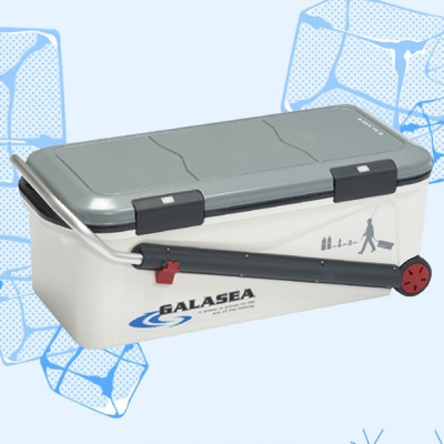 Thùng đá giữ nhiệt đa năng, tay kéo Sanka Galasea 50L, bền đẹp và an toàn cho thời gian sử dụng lâu dài -nội địa Nhật Bản 