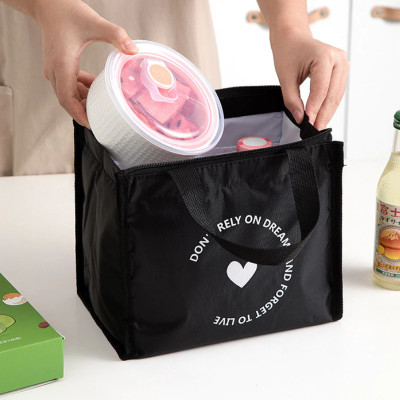 Túi Đựng Cơm Giữ Nhiệt Size Lớn Túi Vải Giữ Nhiệt Chống Thấm Mang Đựng Hộp Cơm Văn Phòng Đồ Dùng Tiện Ích Có Khóa Giao Hoạ Tiết Ngẫu Nhiên