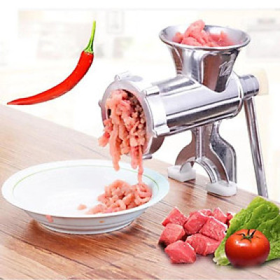 Máy Xay Thịt Quay Bằng Tay Chất Liệu Gang Size 10 - Kèm 3 Ống Nhồi, Chất Lượng Loại Tốt