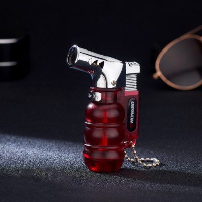 Vỏ Hột Quẹt Bật Lửa Khò Gas 1 Tia Kiêm Móc Khóa Tiện Lợi Hongbo HB853 Thiết Kế Đẹp Độc Lạ - Giao Màu Ngẫu Nhiên