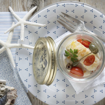 Hũ Thủy Tinh Nắp Vặn Quattro Anfora -  Hàng chính hãng