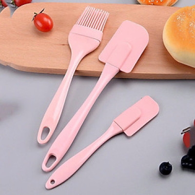 Bộ 3 dụng cụ làm bánh nấu ăn nhà bếp chất liệu silicon chịu nhiệt cao cấp